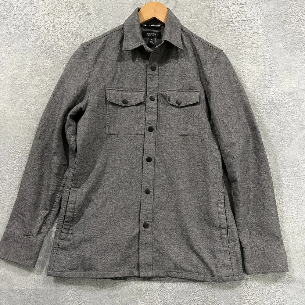 Nordstrom Shirt Mens XS Snap Southwestern Preppy‎ Long Sleeve Pockets Cowboy